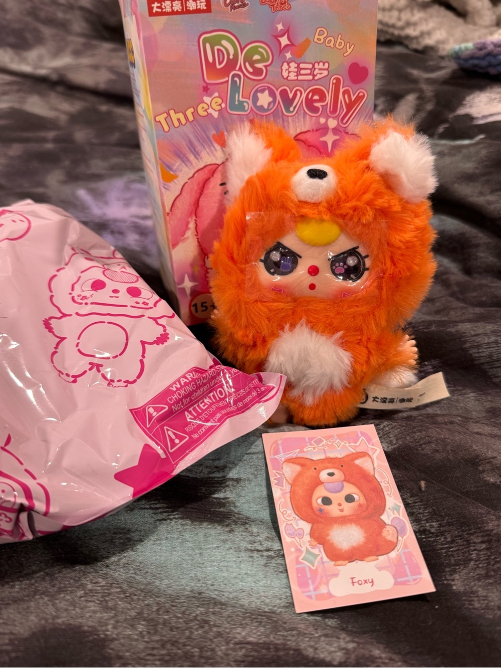 Orange Fox Plush Doll - Three Lovely Baby (Foxy) : Baby three